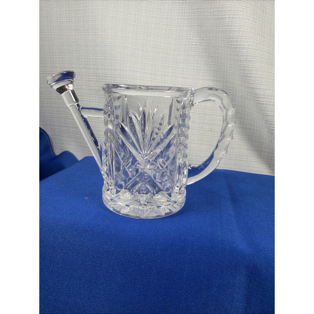 Princess House Crystal Highlights Mini Watering Can Toothpick Holder Germany